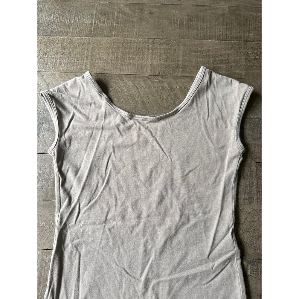 Bella Bird Women's Gray Basic Tee Tank Top size Small - Picture 6 of 7